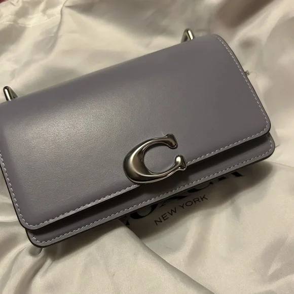 NWT Coach 1941 Bandit Crossbody in Silver / Grey Blue - Picture 2 of 14